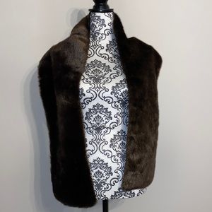 Kenneth Cole faux fur scarf
